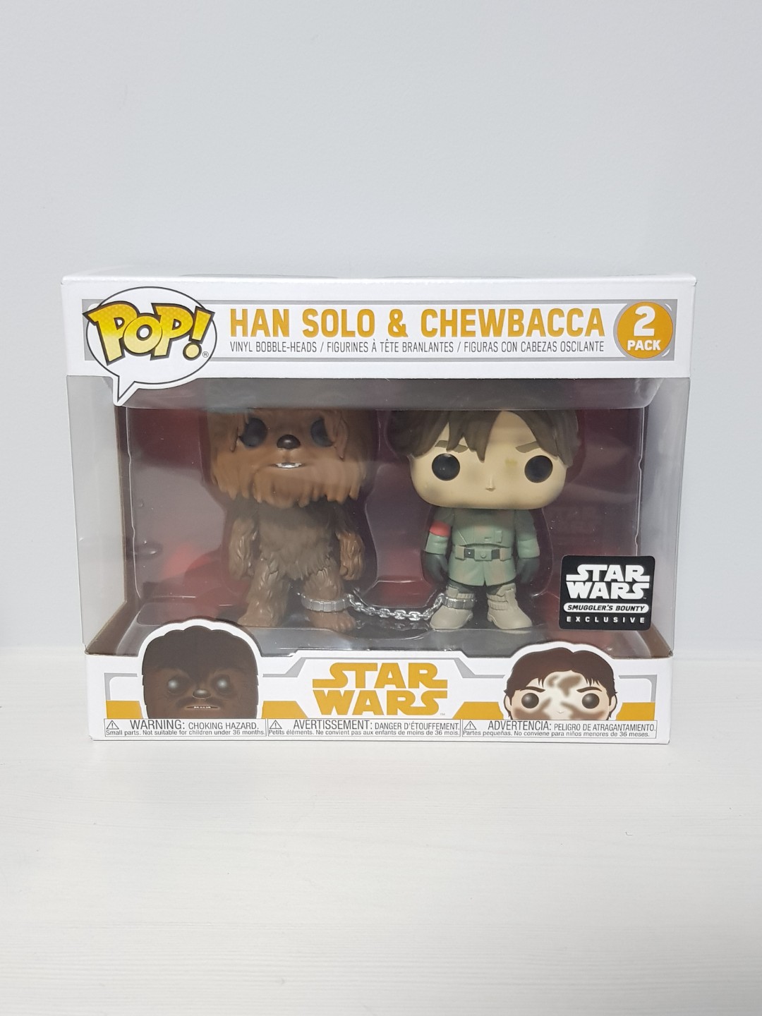 han solo and chewbacca funko pop
