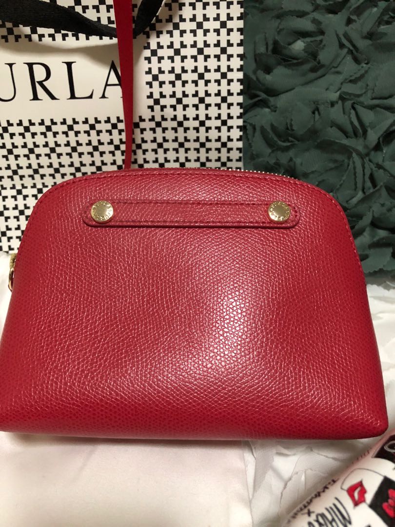 Furla Cosmetic Pouch In Red Women S Fashion Bags Wallets On