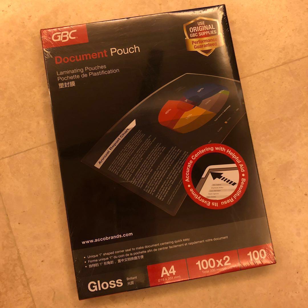 GBC A4 Laminator + 98 Pouches (with warranty), Hobbies & Toys