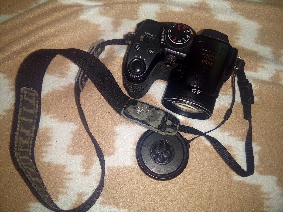 GE X500 (Category: Video Cameras) located in Quezon City. Submitted by botorjinky (Listing ID 194666639, Image 1). Description: Unit na lng po at Bag. Tagal na PO di naggamit pero working pa sinubukan q po gamit battery namumurahin umilaw xa. Pm na Lang po SA interesado..