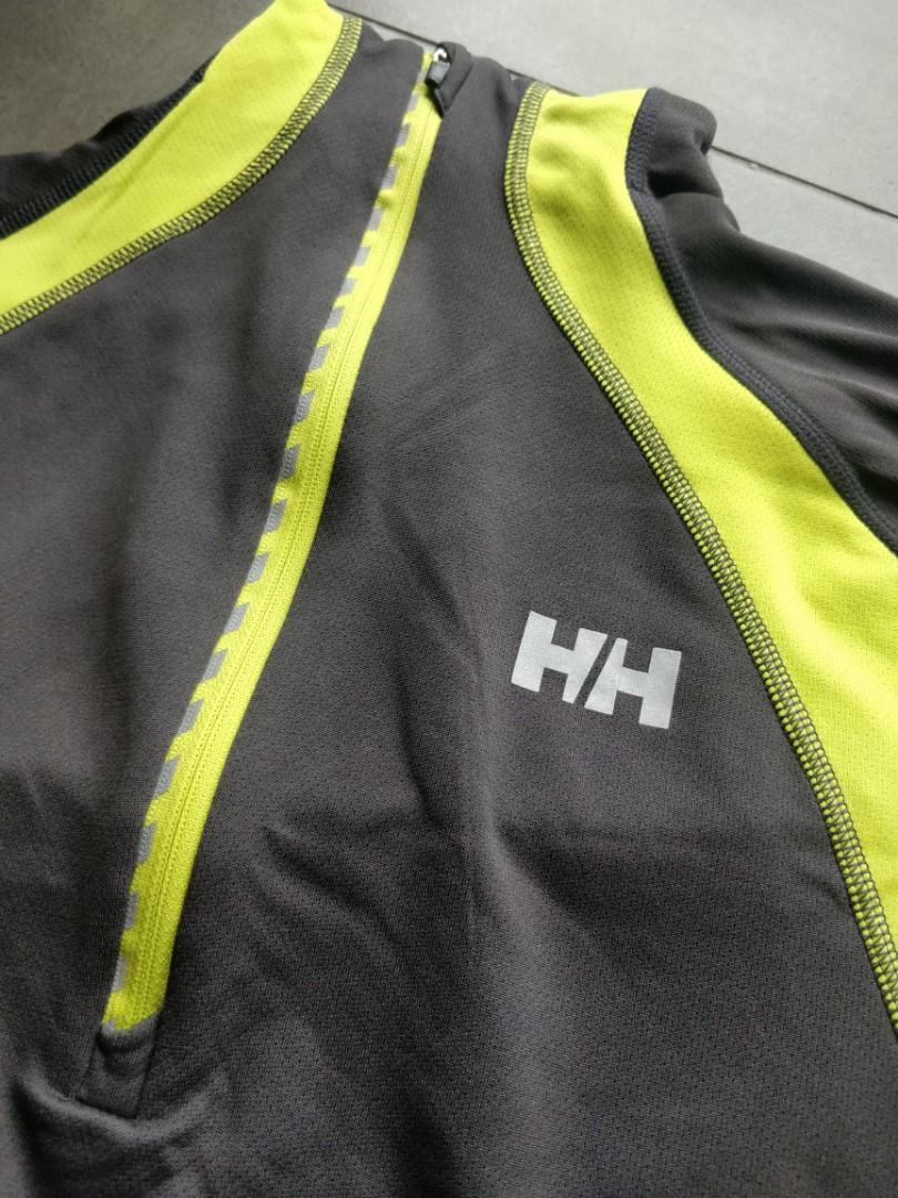 Helly hansen dry fit long sleeve jogging running shirt size S Men s Fashion Activewear on Carousell