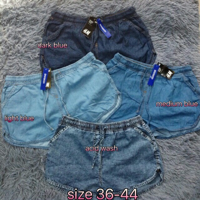 denim dolphin shorts