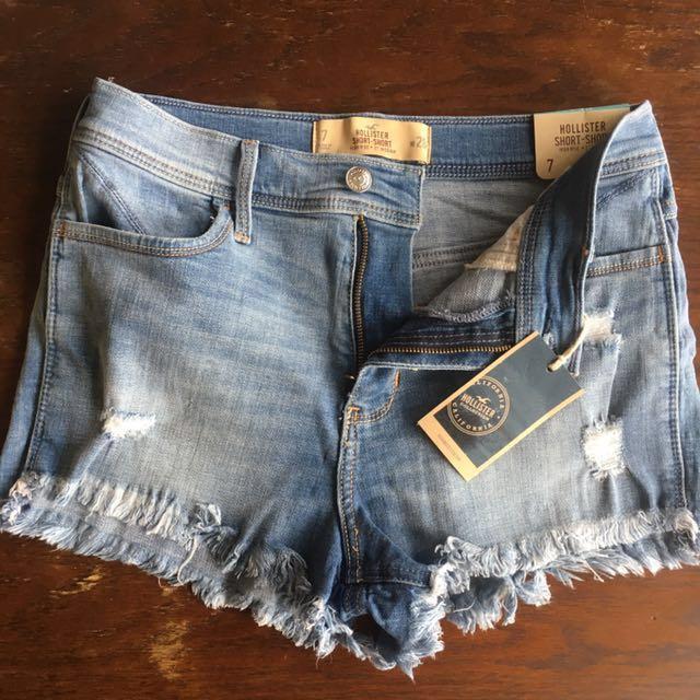 hollister short short high rise