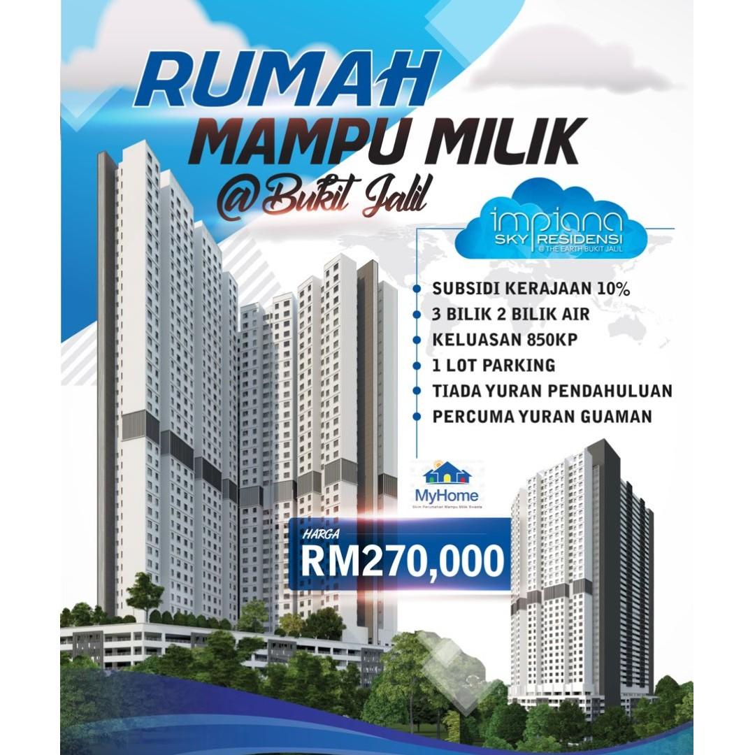 Impiana Sky Residensi Bukit Jalil, Property, For Sale on Carousell