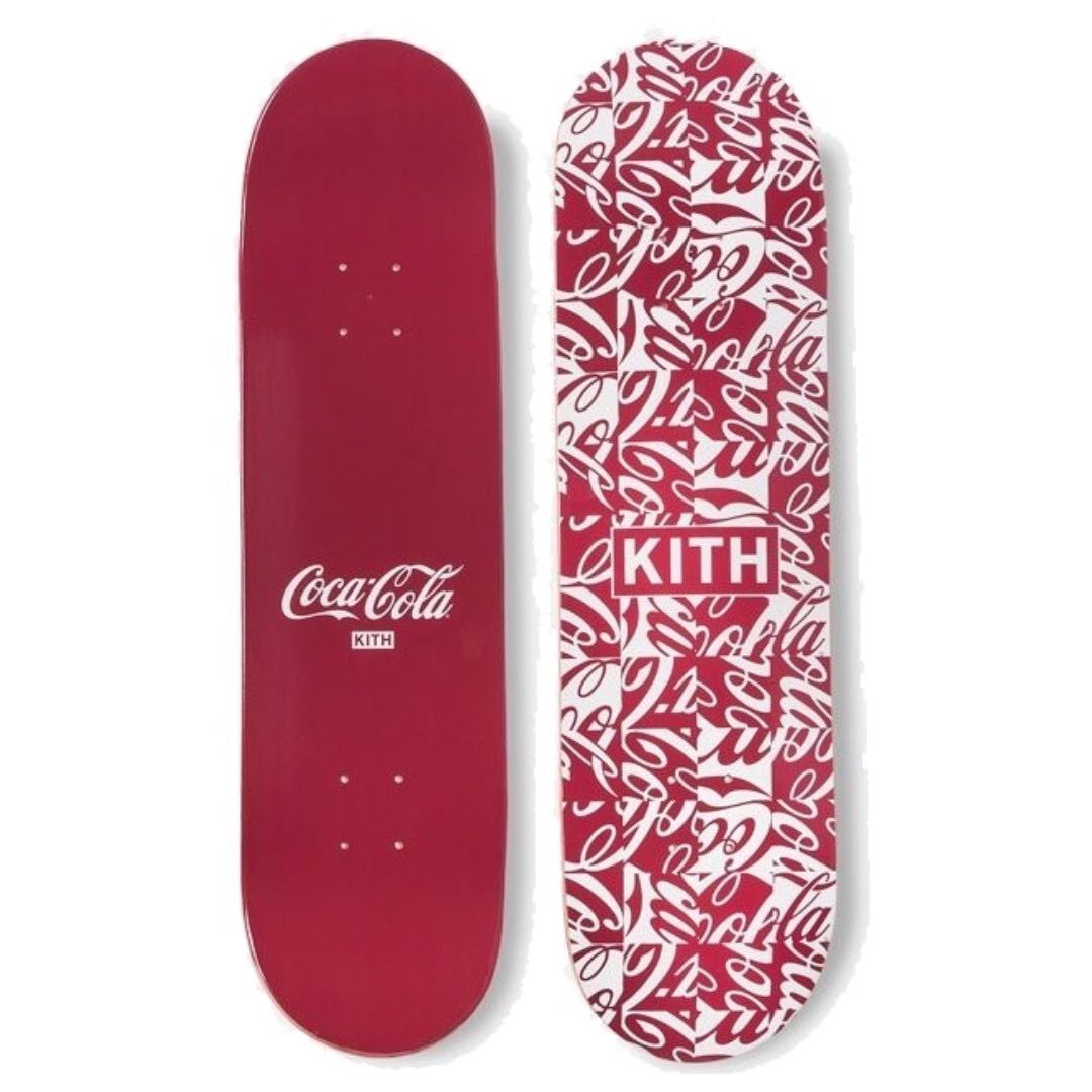 STOCK] Kith x Coca-Cola Skate Deck Red 
