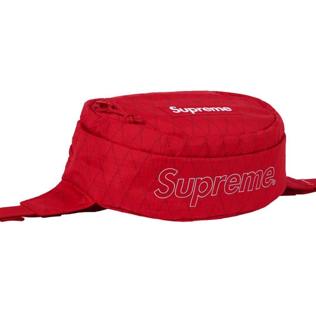 supreme waist bag fw18 red