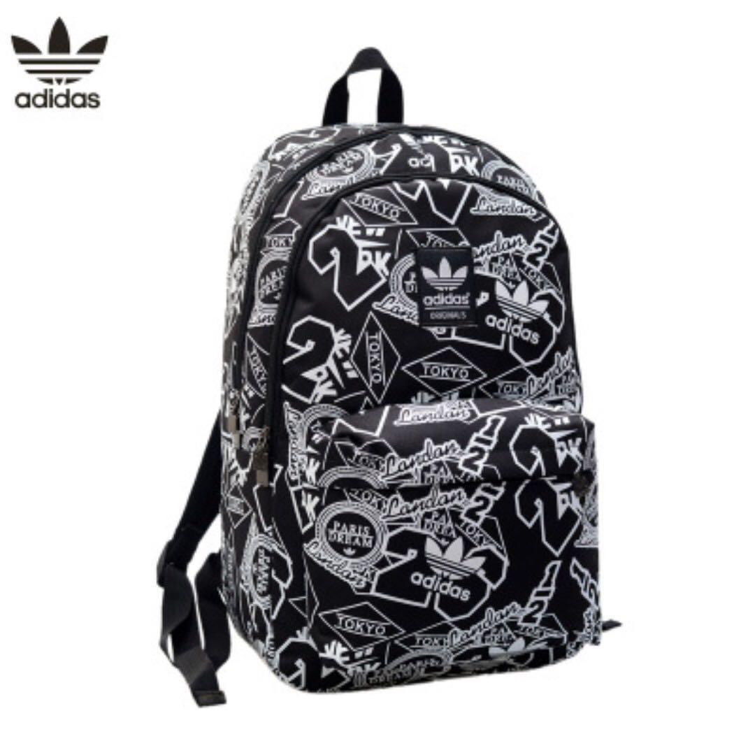 Instock Adidas School Bag Black Luxury Bags Wallets On Carousell