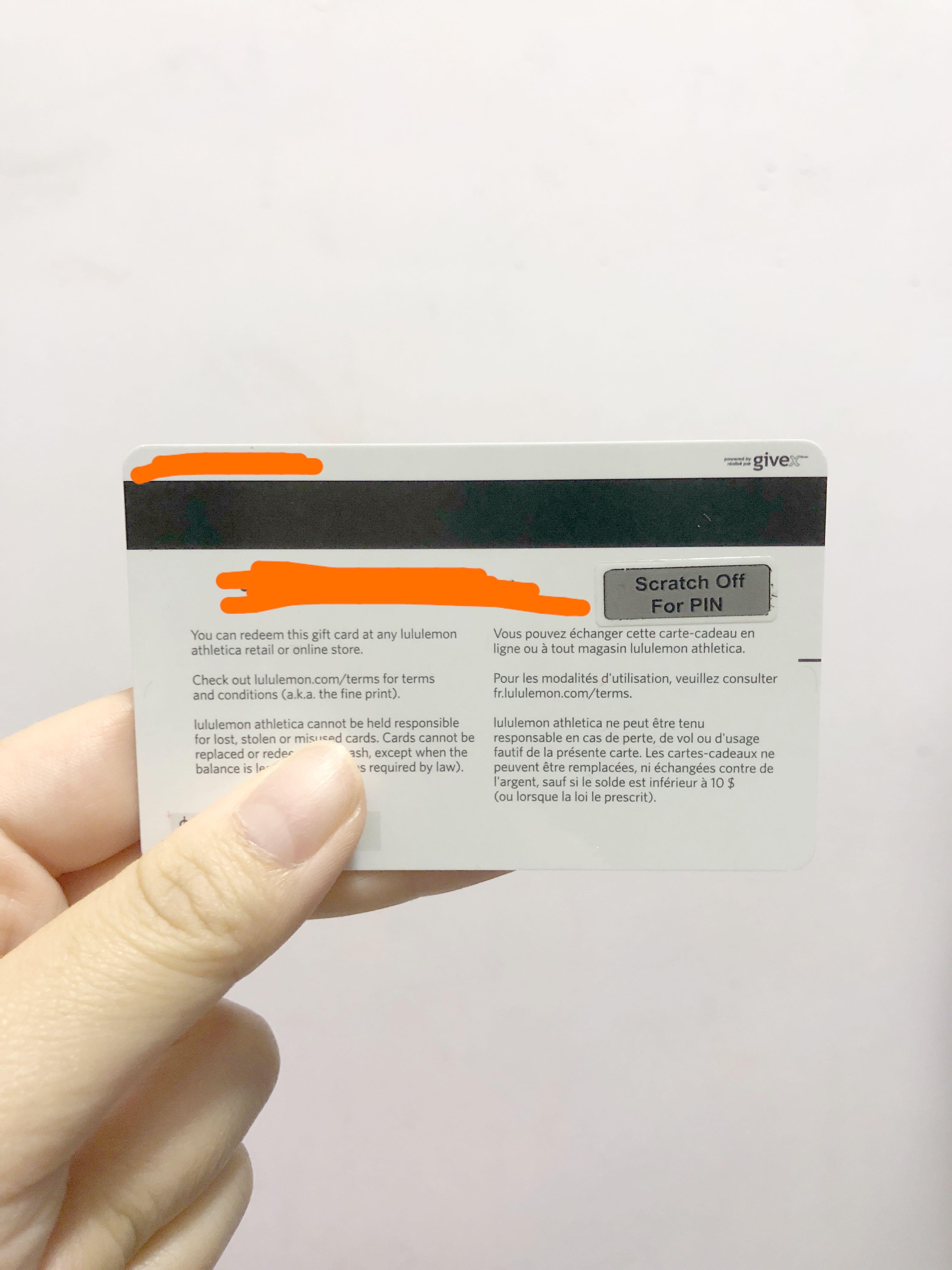 Lululemon Coupon 200 Tickets Vouchers Gift Cards Vouchers On