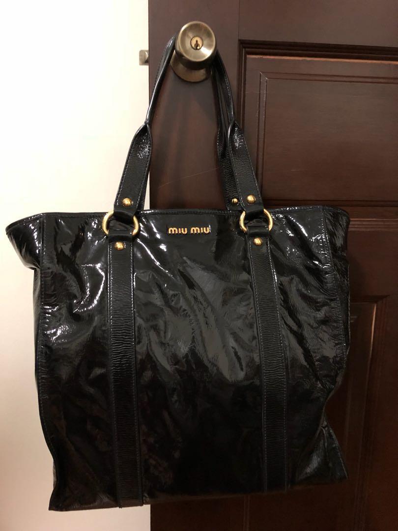 Miu Miu Tote Bag, Luxury, Bags & Wallets on Carousell