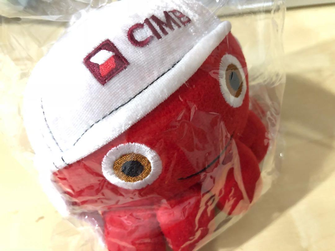 New Cimb Bank Octo Plush Toys Games Action Figures Collectibles On Carousell