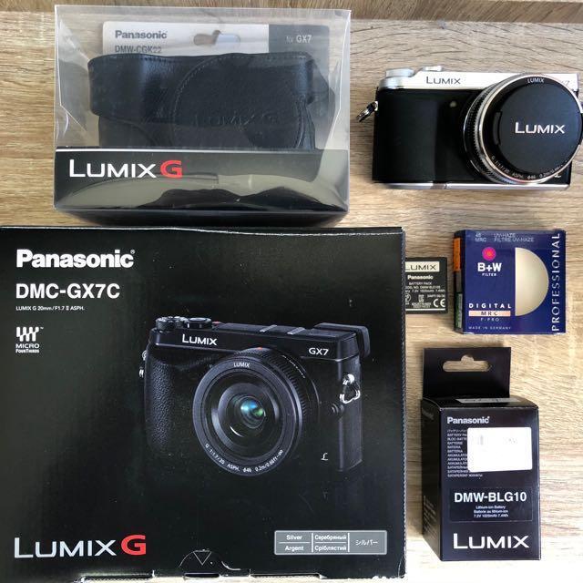 Panasonic Lumix Digital Camera Dmc Gx7c With Lumix G mm F1 7 Ii Asph Photography On Carousell