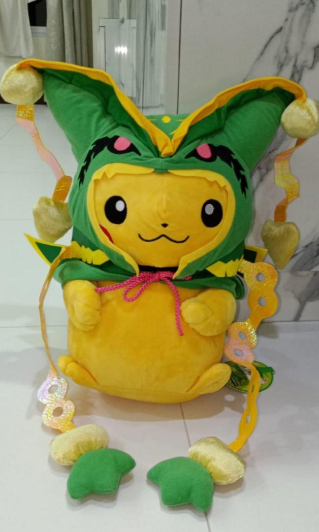 pikachu rayquaza plush