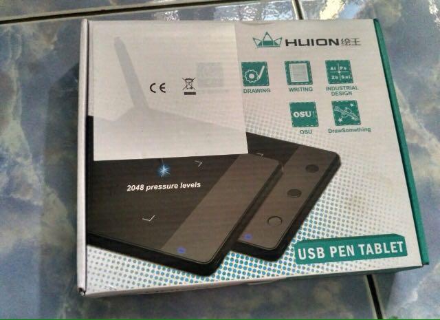 Preloved Drawing Pen Tablet Huion H420 Elektronik Komputer Lainnya Di Carousell