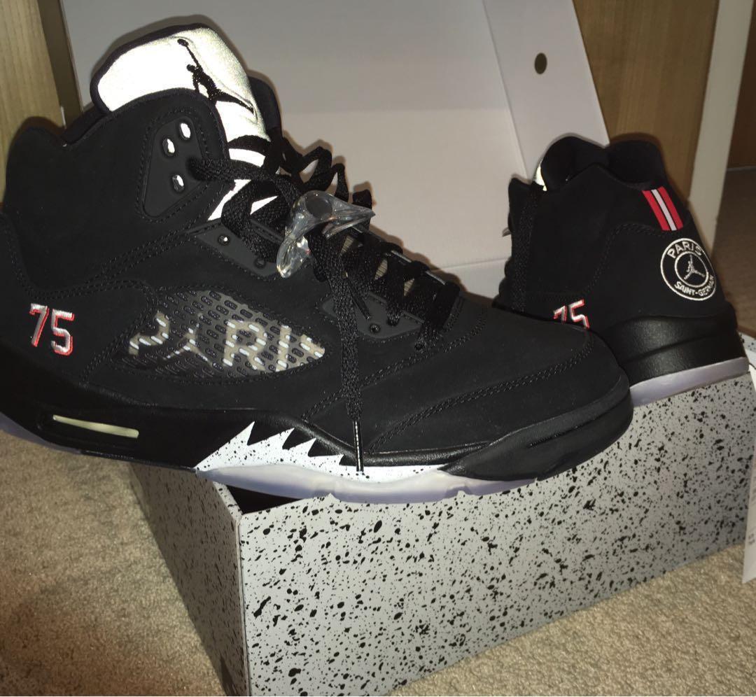 PSG x Jordan Retro 5 Sold out everywhere BNIB Men s Fashion