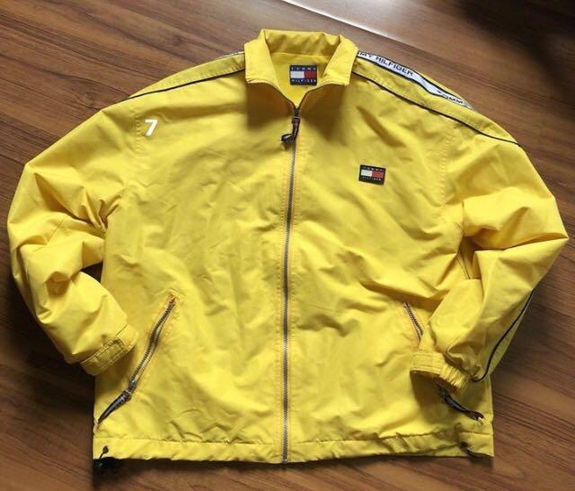 yellow tommy hilfiger jacket mens