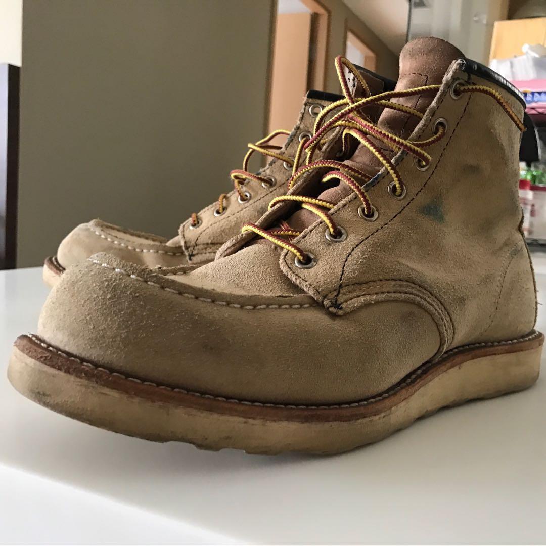red wing suede boots