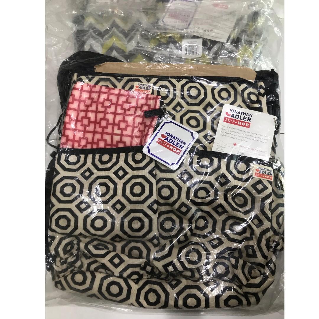 SKIP HOP Dash Diaper Bag Jonathan Adler Nixon Black Babies Kids Going Out Diaper Bags Wetbags on Carousell