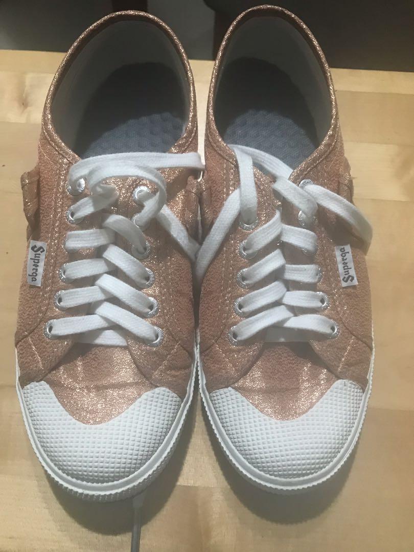gold lame sneakers