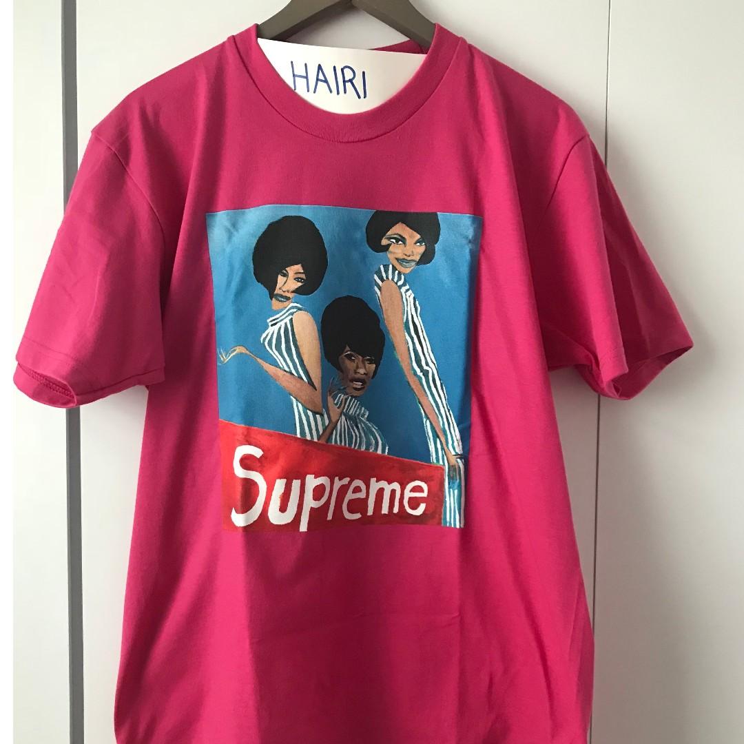 Supreme group new arrivals tee pink