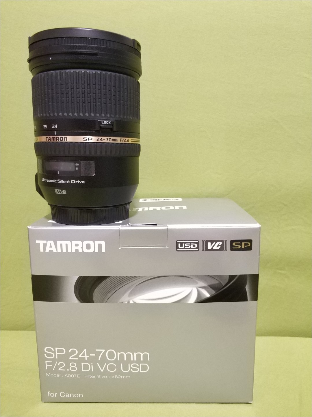 Tamron Sp 24 70mm F 2 8 Di Vc Usd Canon Mount Photography Lenses On Carousell