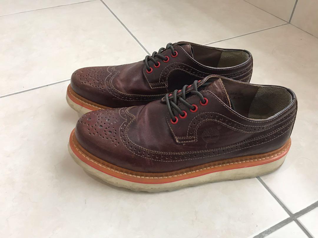 timberland wingtip shoes