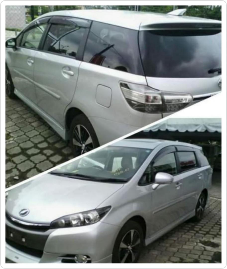 Toyota wish door shop visor