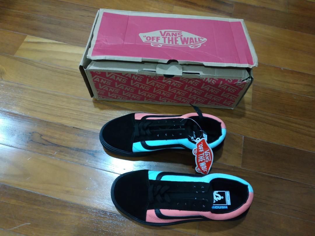 12.12 Sale Vans Old Skool Pro Asymmetry Black Rose Women Shoe Sneaker