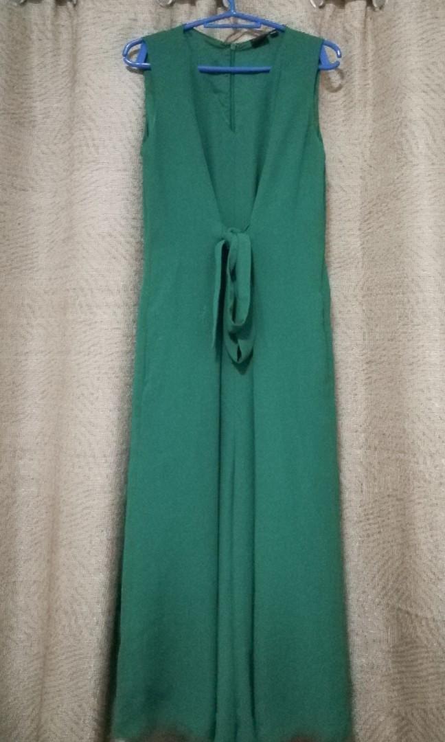 vero moda green jumpsuit