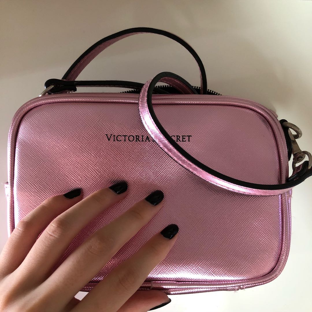 victoria secret sling bag pink