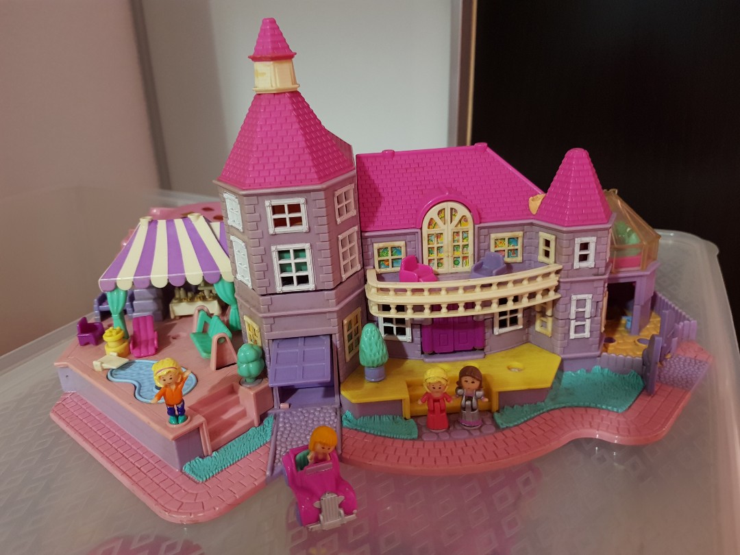 polly pocket mansion vintage