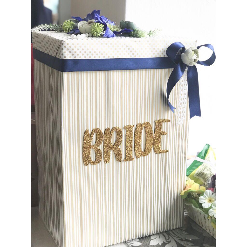 Wedding Money Box Design Craft Others On Carousell