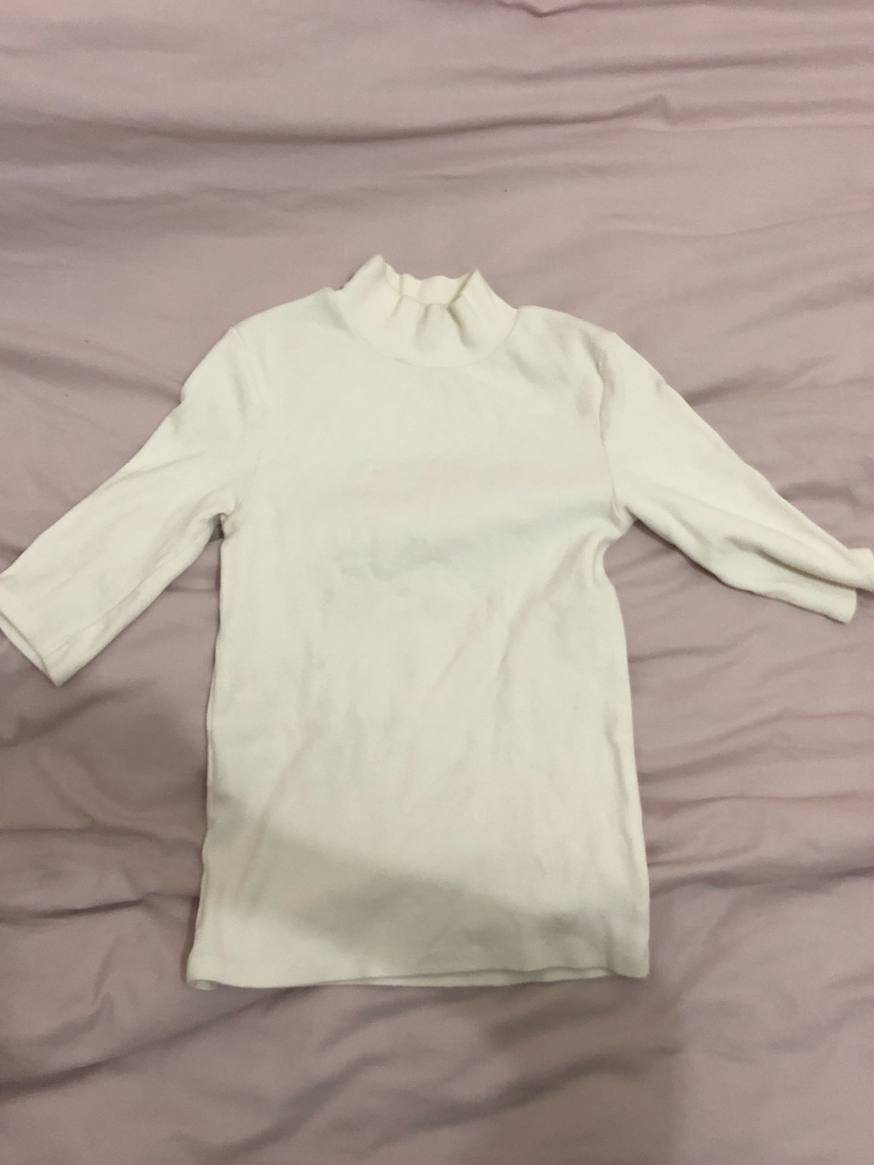 white turtle neck zara