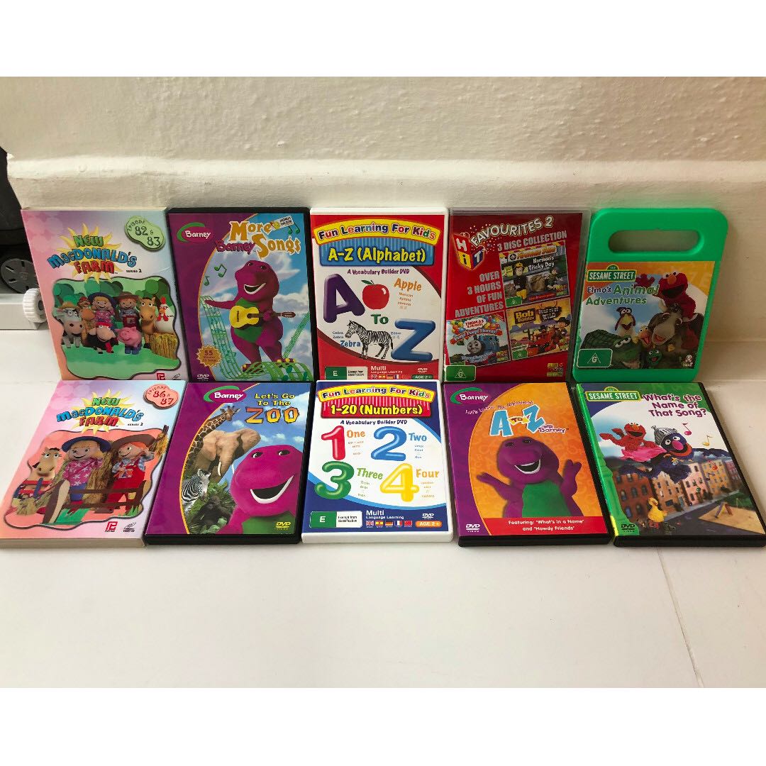 12 Educational DVDs for Toddlers / Children / Kids ( SESAME STREET