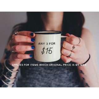 Clearance sale!