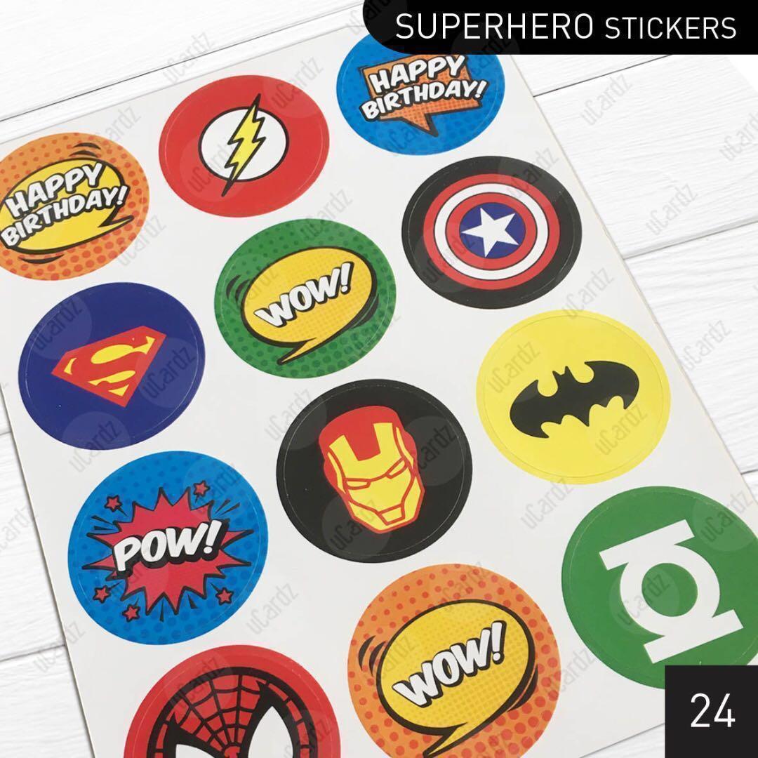 Avengers Stickers (4 sheets)