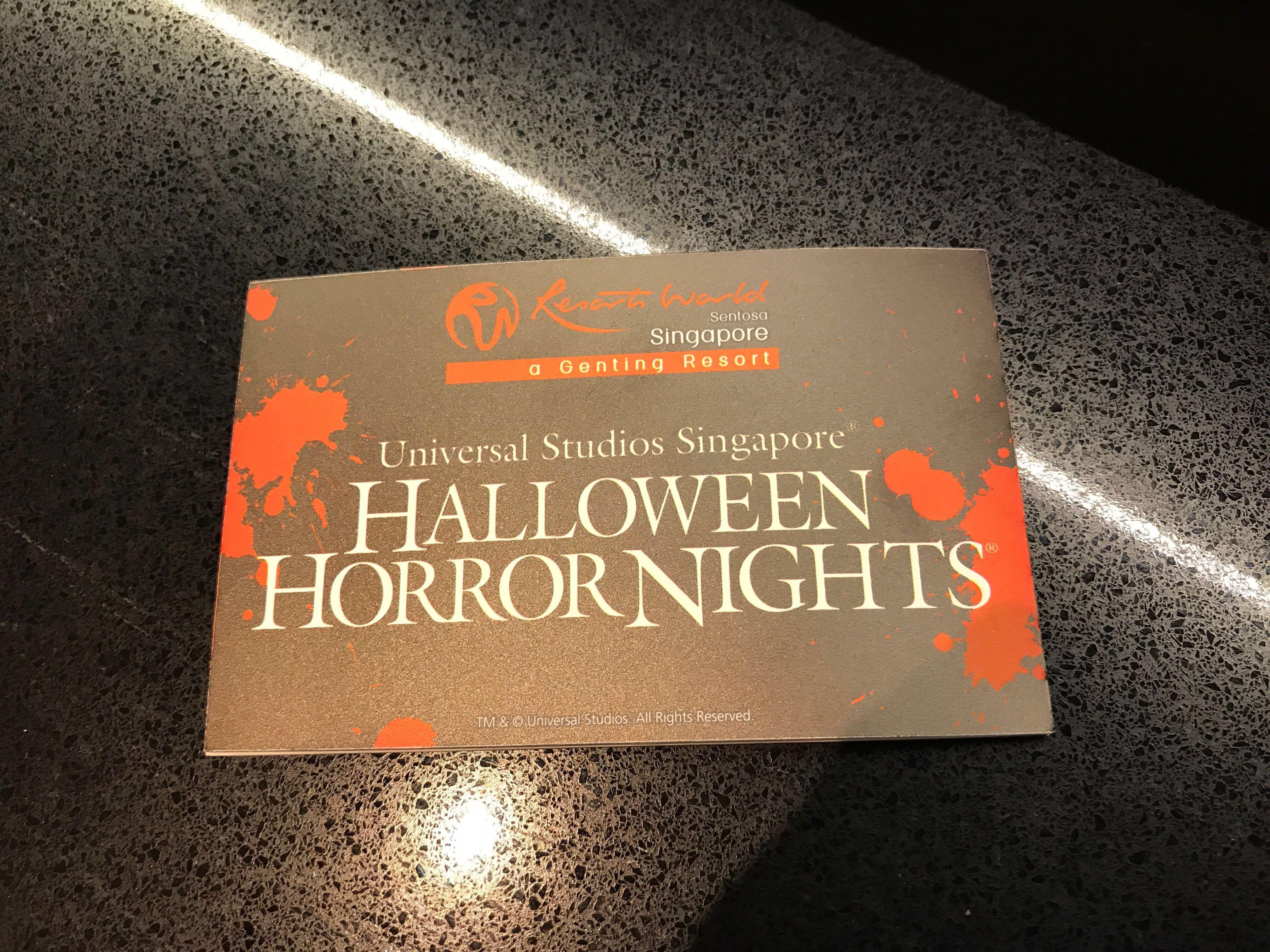 HALLOWEEN HORROR NIGHTS USS, Tickets & Vouchers, Local Attractions