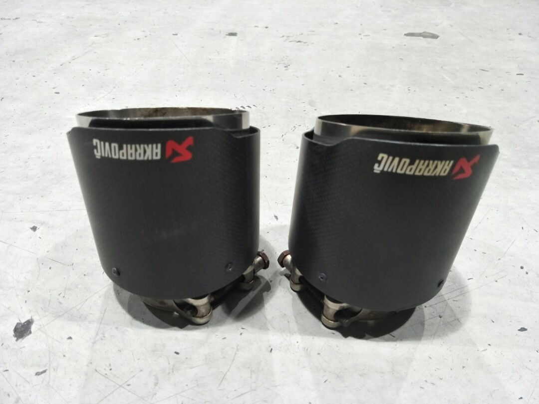 Akrapovic Exhaust Tips, Car Accessories, Accessories on Carousell