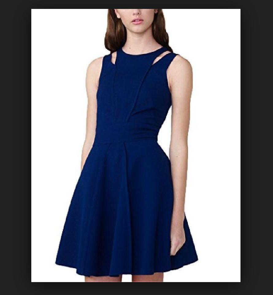Armani exchange store blue dress