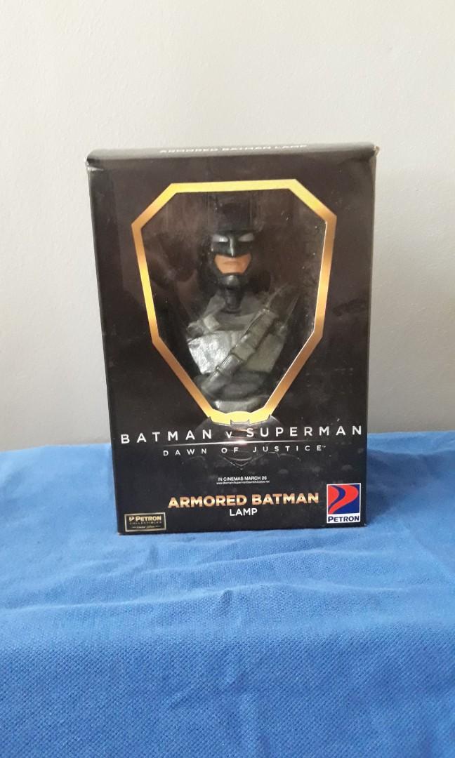 Armored Batman (Night Light) (Category: Figurines & Statues) located in Pasig City. Submitted by ange7o (Listing ID 194847151, Image 2). Description: Pre-loved Armored Batman Bust, was opened only once to check whether unit was working (it still does). Originally bought this at around Php 499. RFS: Moving out. Hopefully it would be sold to someone who shares the same enthusiasm for these heroes :).
