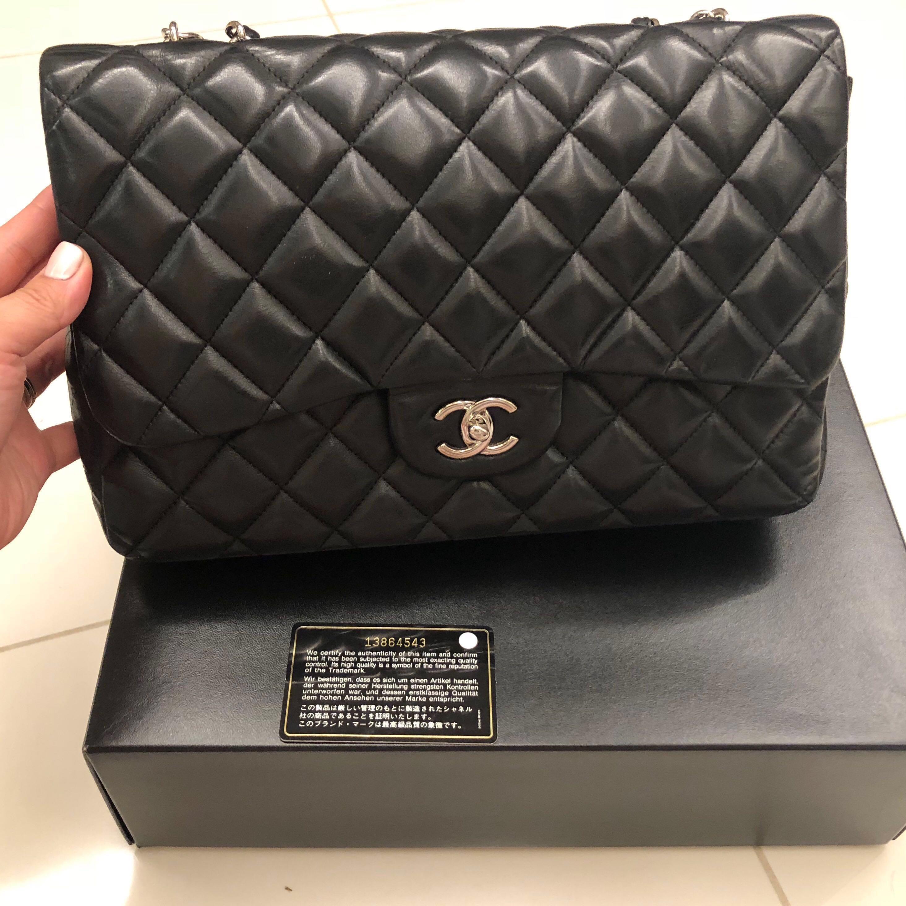Authentic chanel jumbo single flap bag, Luxury, Bags & Wallets on Carousell