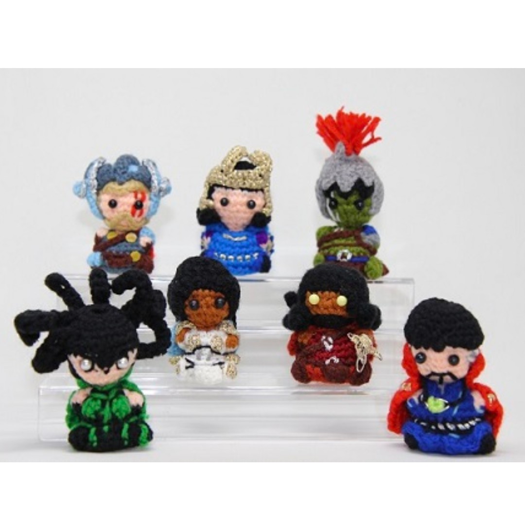 Avengers Infinity Wars Amigurumi Crochet Thor Ragnarok Hulk Ragnarok Hela Dr Strange Valkyrie Heimdall Loki Okoye Black Panther Shuri Design Craft Handmade Craft On Carousell