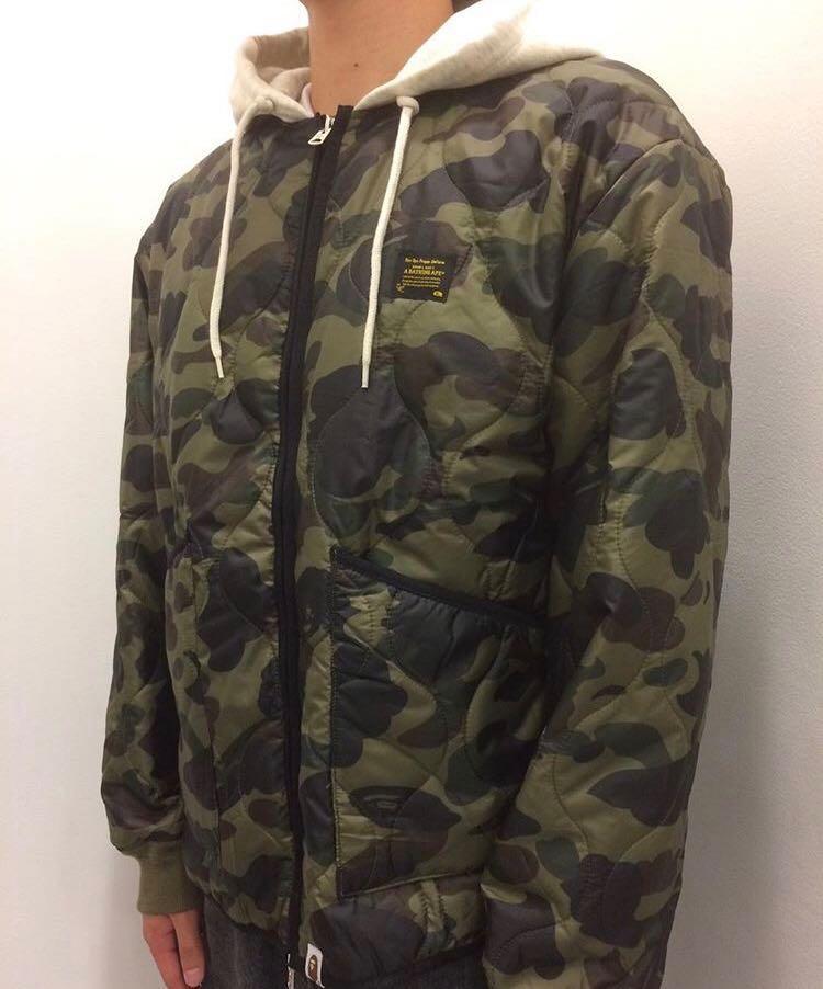 bape 1st camo hoodie jacket