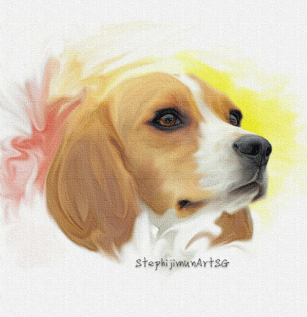 cute puppy paintings