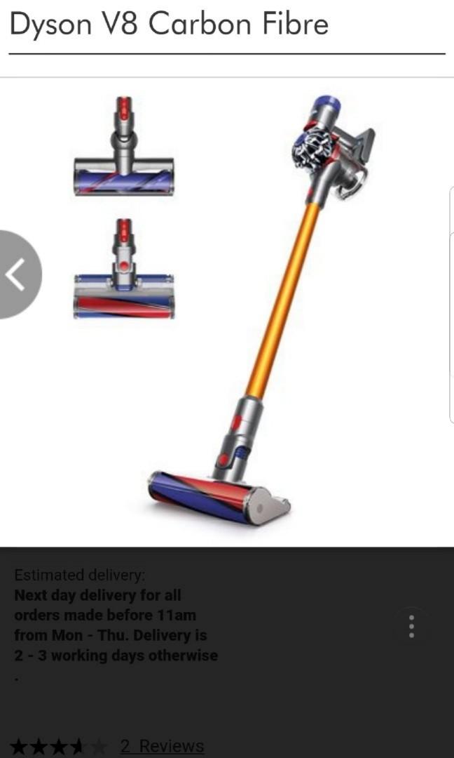 Dyson v8 clearance carbon fiber review