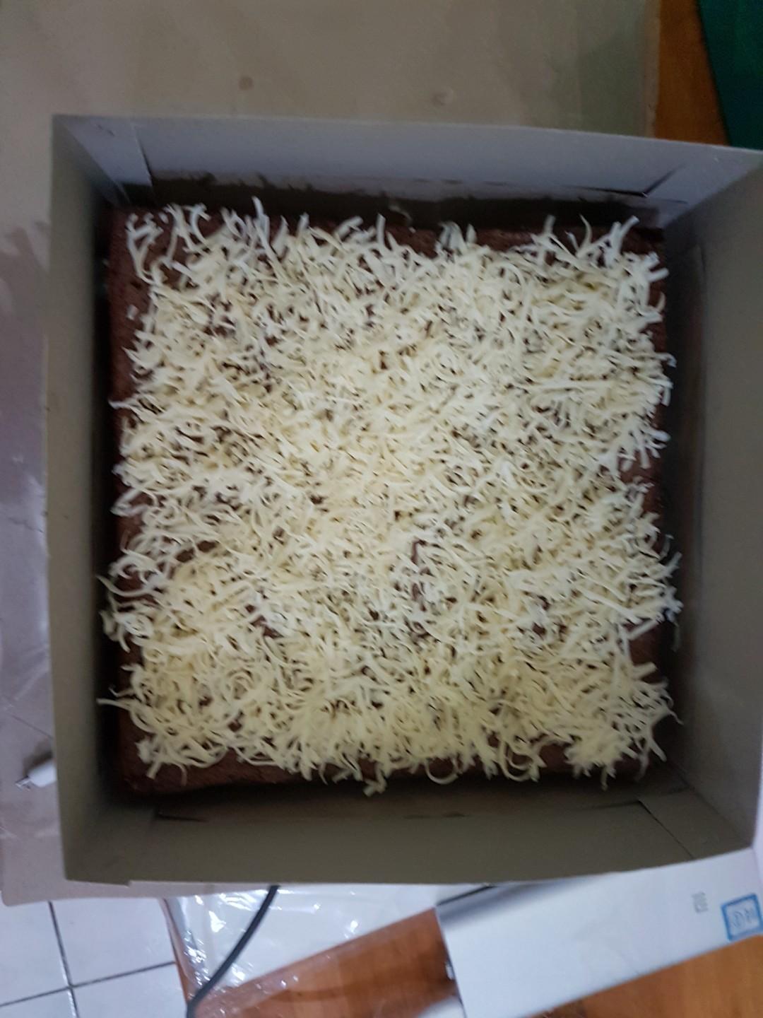 Brownies Dengan Toping Keju 20x20 Makanan Minuman Kue Kue Di