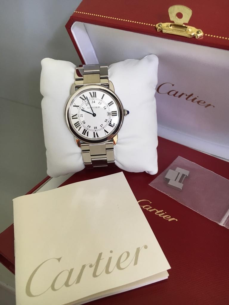Cartier Ronde solo 36mm, Luxury, Watches on Carousell