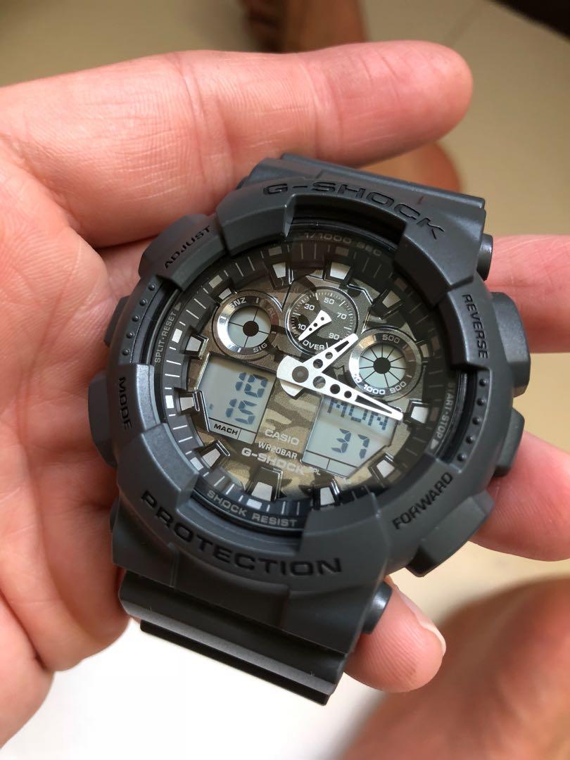G shock ga 100cf 8a top