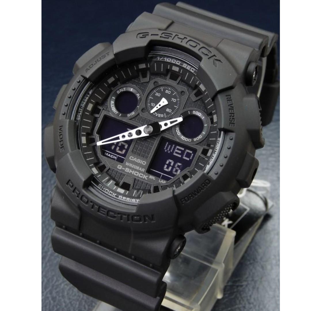 Casio G Shock Men S Watch Ga 100 1a1jf Men S Fashion Watches On Carousell