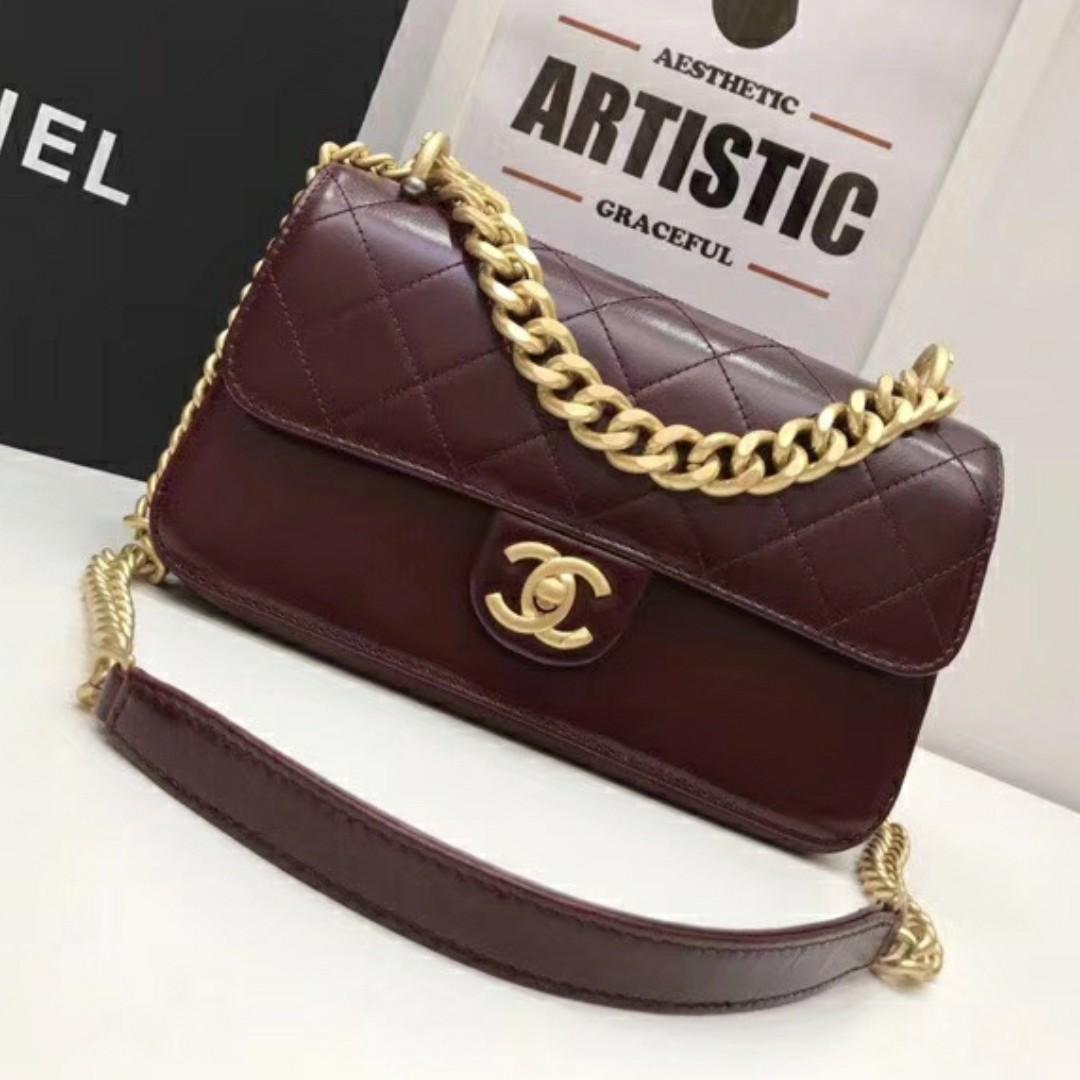 Chanel Bag Cowhide Material Organ Bag Women S Fashion Bags