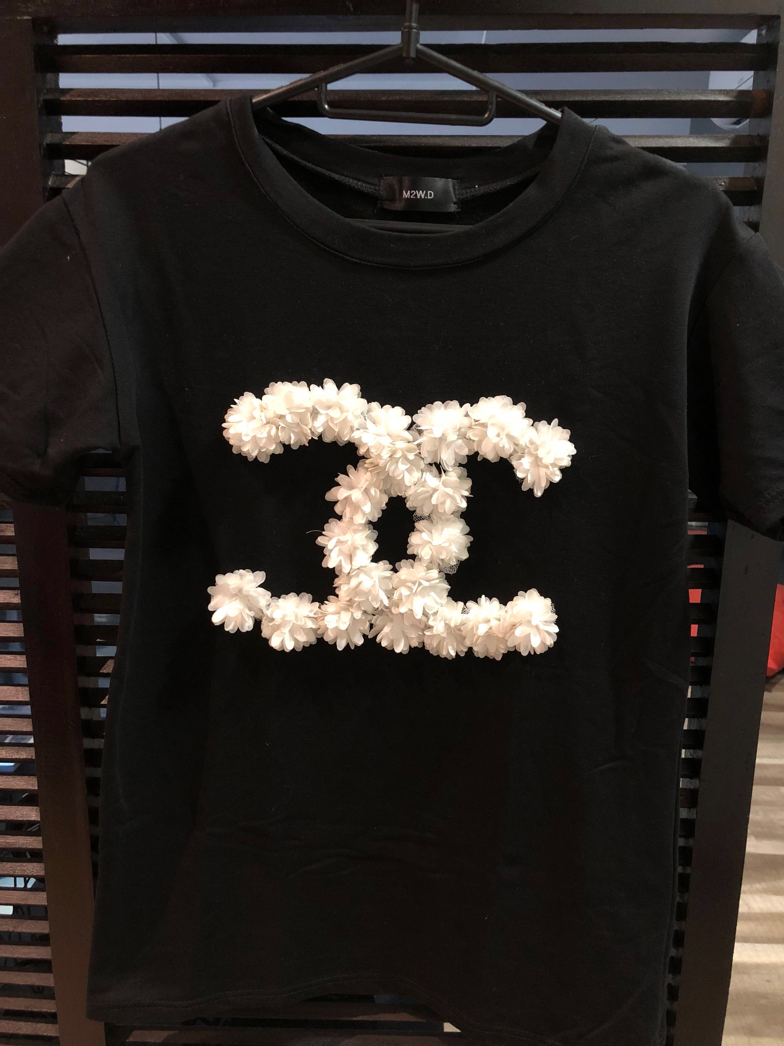Tổng hợp hơn 82 chanel flower t shirt siêu đỉnh  trieuson5